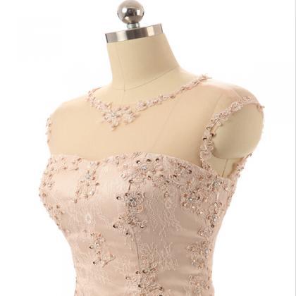 Champagne Mother Of The Bride Dresses,sheath Cap..