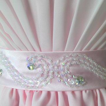 Elegant Hi-lo Pink Prom Dresses 2015 A-line..