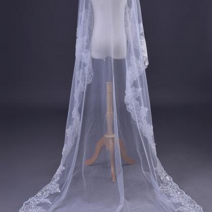 Wholesale 3 Meters Long Wedding Veils Bridal..