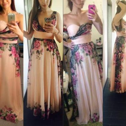 Chiffon Long Formal Evening Dresses 2015 Sell..