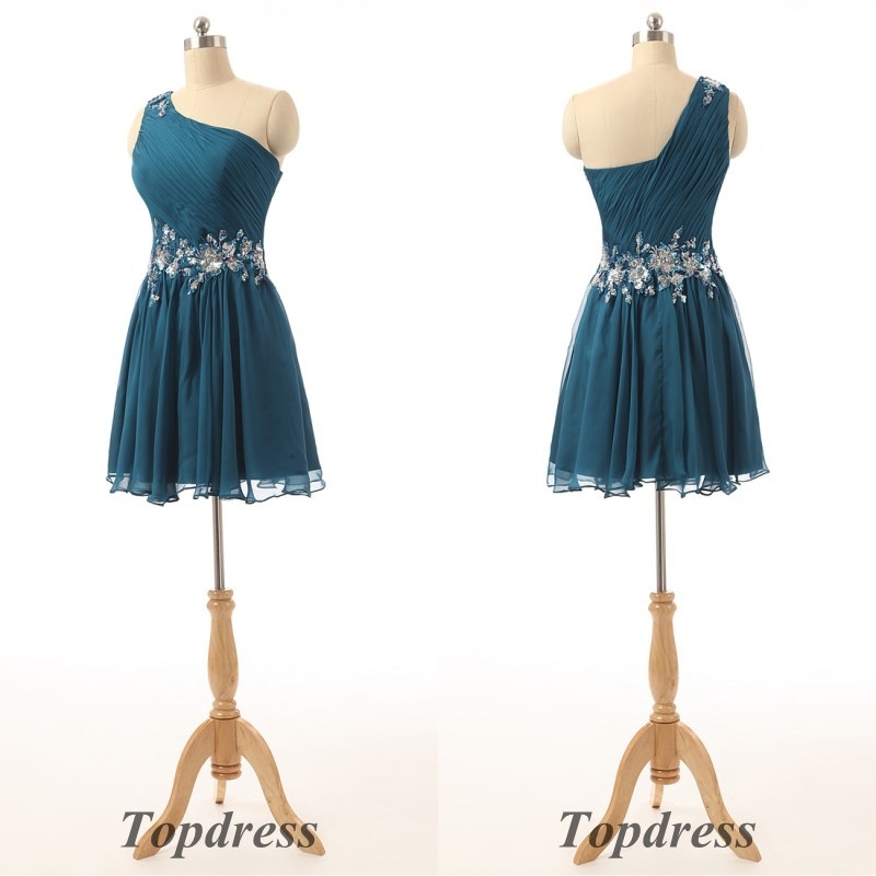 dark teal cocktail dress