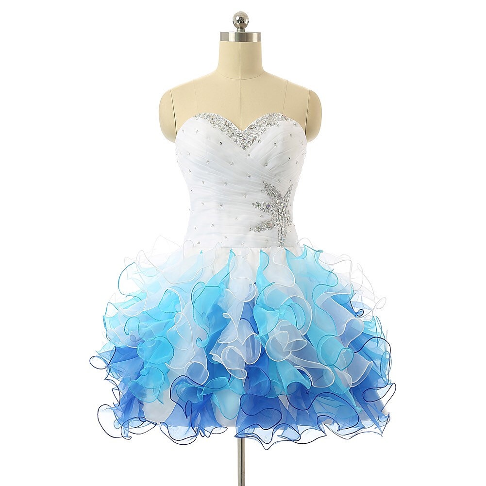 white short puffy dress